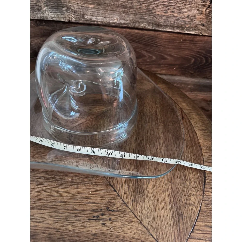 Vintage Blenko Glass Cowboy Hat Ice Bucket Centerpiece 16.5